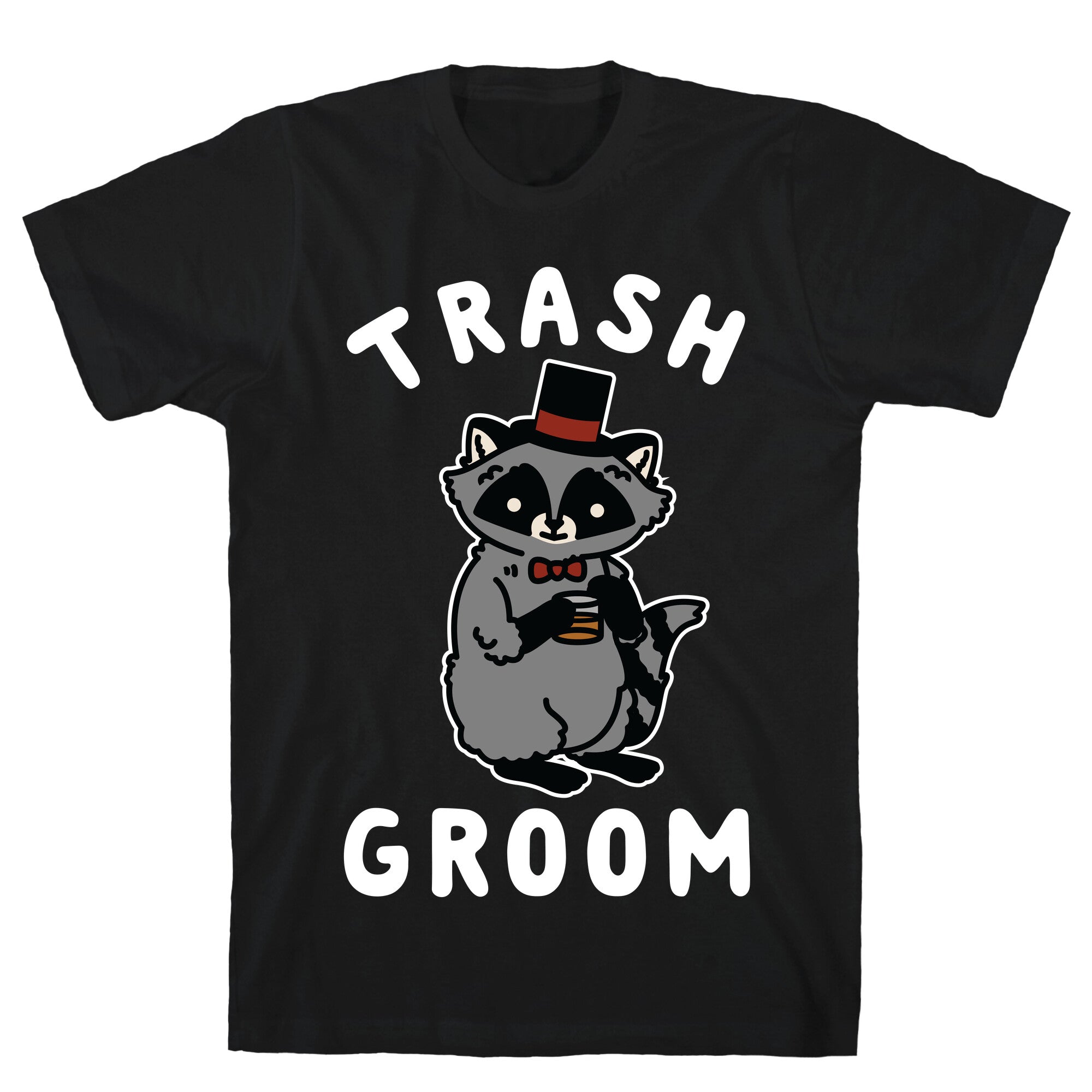 Trash Groom Raccoon Bachelor Party T-Shirt